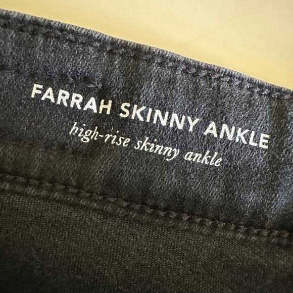 ADRIANO GOLDSCHMIED Womens Farrah Skinny Ankle Jeans $215 NEW Size 27 Destructed - Picture 11 of 14